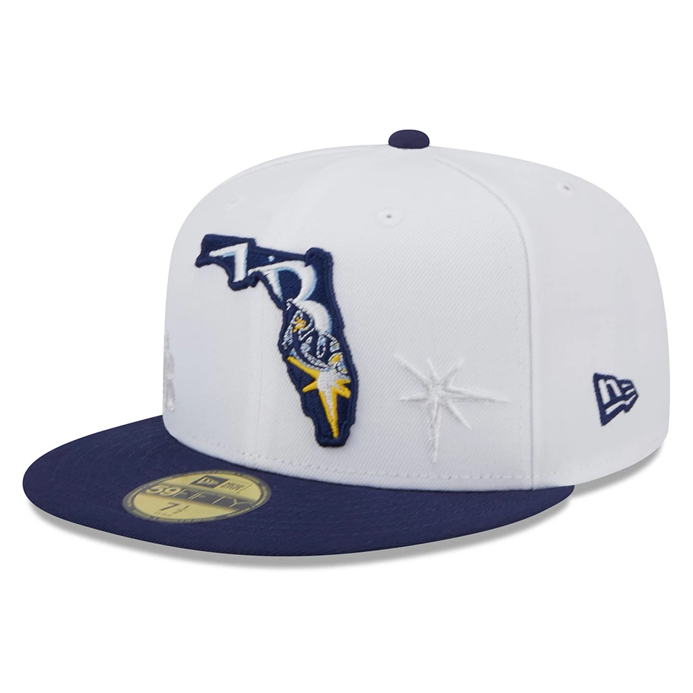 NEW ERA 5950 State Tampa Bay Rays Cap 1 NEW ERA 5950 State Tampa Bay Rays Cap