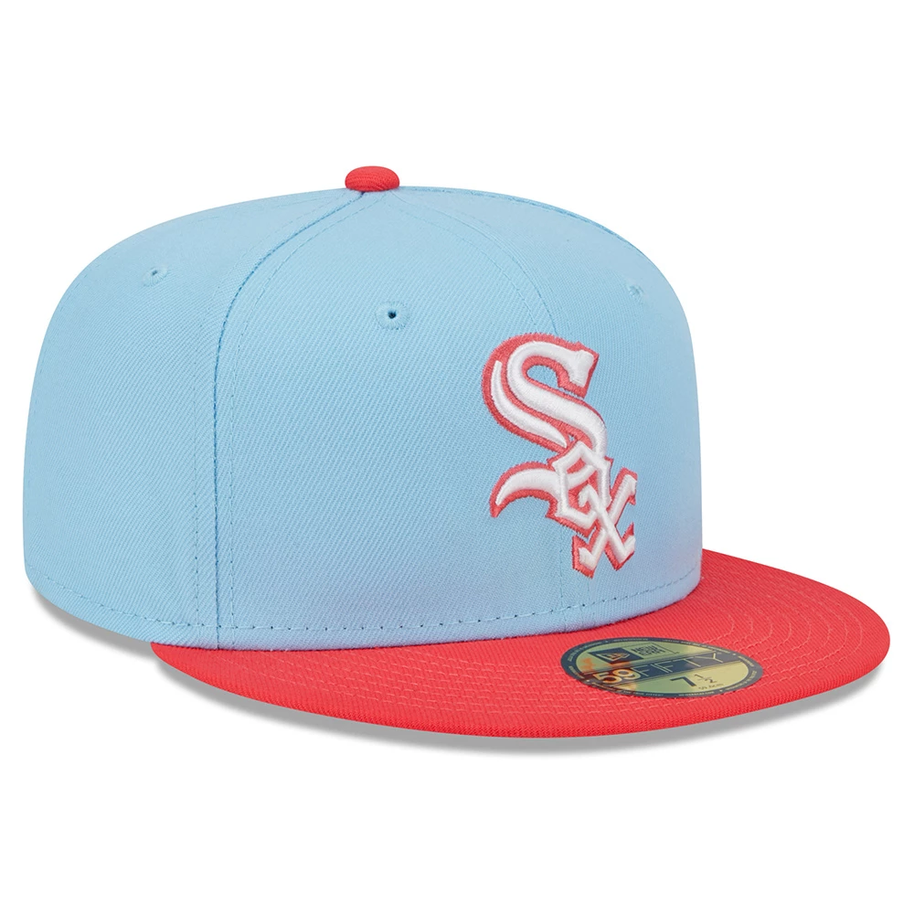 NEW ERA 5950 Two-Tone Color Pack Pastel Blue Chicago White Sox Cap 3 NEW ERA 5950 Two-Tone Color Pack Pastel Blue Chicago White Sox Cap - Image 3