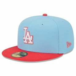 NEW ERA 5950 Two-Tone Color Pack Pastel Blue Los Angeles Dodgers Cap