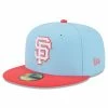 NEW ERA 5950 Two-Tone Color Pack Pastel Blue San Francisco Giants Cap