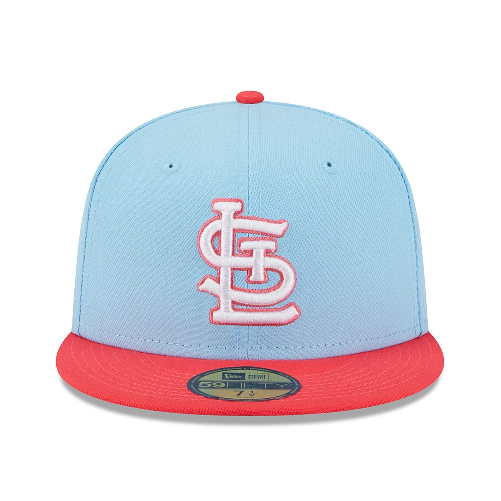 NEW ERA 5950 Two-Tone Color Pack Pastel Blue St. Louis Cardinals Cap 2 NEW ERA 5950 Two-Tone Color Pack Pastel Blue St. Louis Cardinals Cap - Image 2
