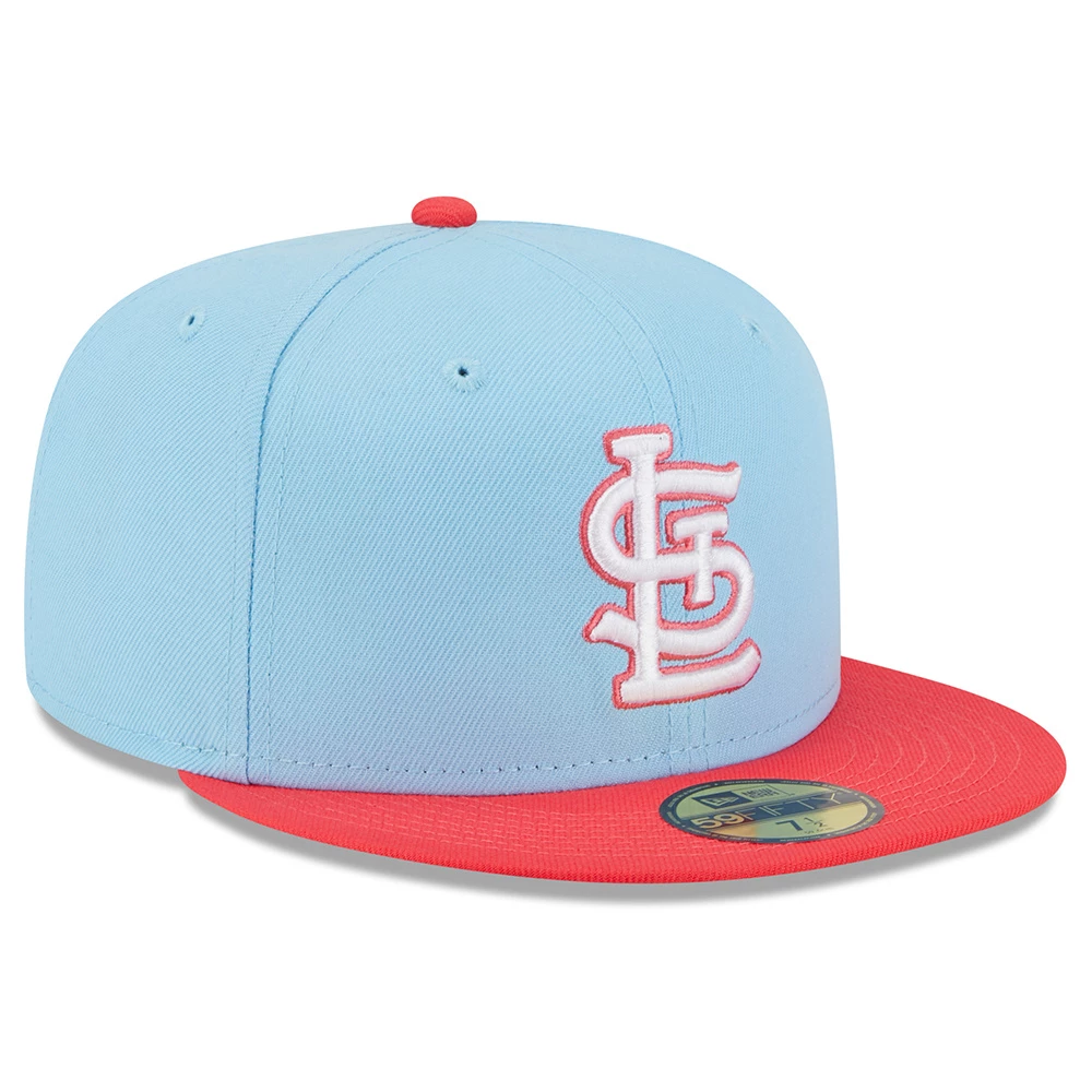 NEW ERA 5950 Two-Tone Color Pack Pastel Blue St. Louis Cardinals Cap 3 NEW ERA 5950 Two-Tone Color Pack Pastel Blue St. Louis Cardinals Cap - Image 3