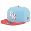 NEW ERA 5950 Two-Tone Color Pack Pastel Blue Tampa Bay Rays Cap
