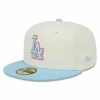 NEW ERA 5950 Two-Tone Color Pack White Los Angeles Dodgers Cap
