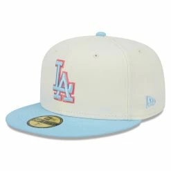 NEW ERA 5950 Two-Tone Color Pack White Los Angeles Dodgers Cap