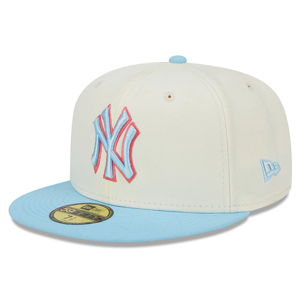 NEW ERA 5950 Two-Tone Color Pack White New York Yankees Cap 1 NEW ERA 5950 Two-Tone Color Pack White New York Yankees Cap