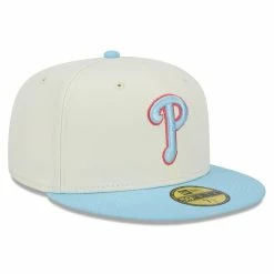 NEW ERA 5950 Two-Tone Color Pack White Philadelphia Phillies Cap -Cheap Gloves Store 5950 two tone color pack white philadelphia philli 2