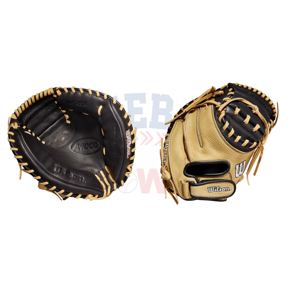 Wilson A1000 CM33 33" Catcher's Baseball Glove 1 Wilson A1000 CM33 33" Catcher's Baseball Glove