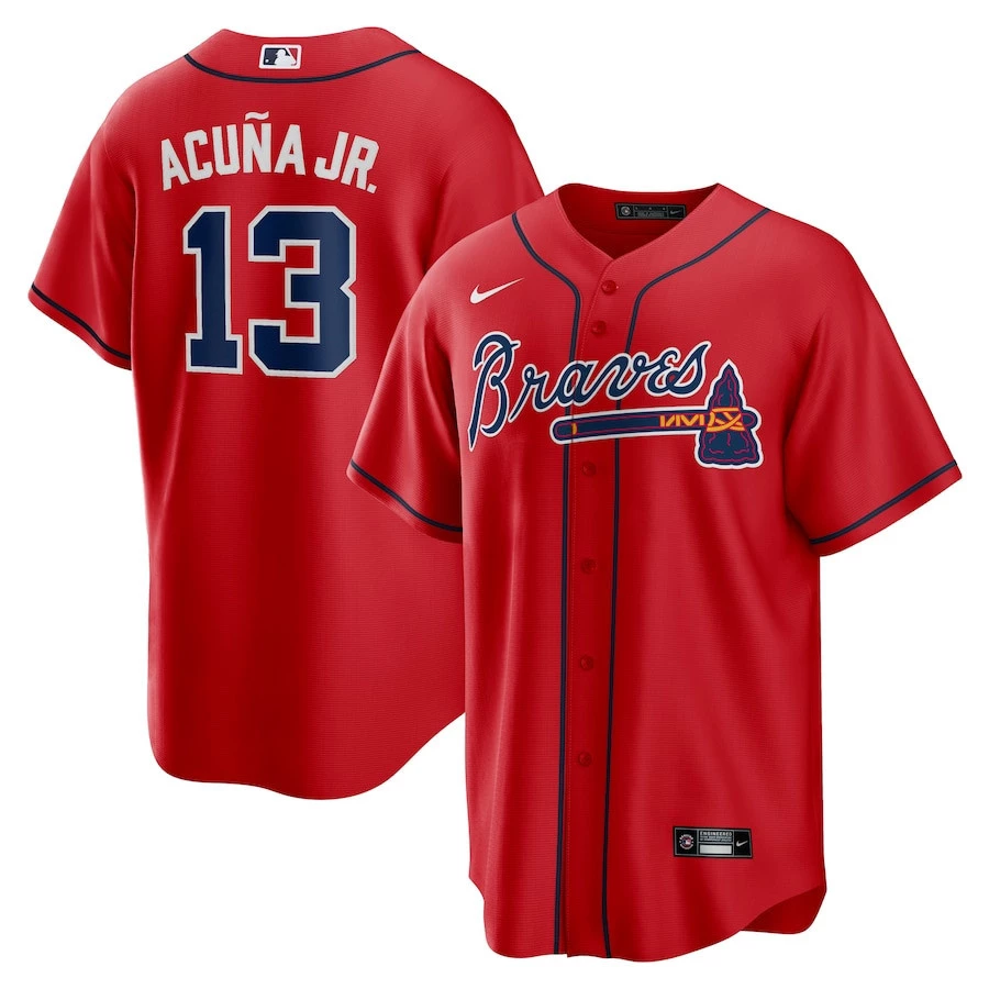 Nike Atlanta Braves Ronald Acuna Jr Alt. 2 Youth Jersey 1 Nike Atlanta Braves Ronald Acuna Jr Alt. 2 Youth Jersey