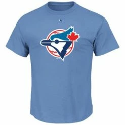 MAJESTIC Blue Jays Cooperstown Official Logo Shirt