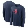 Nike Boston Red Sox Men's Over Arch Long Sleeve Cotton Shirt