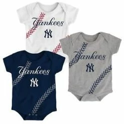 MAJESTIC Fan-Tastic Yankees Baseball 3-Pack Set Infant