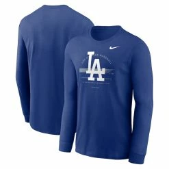 Nike Los Angeles Dodgers Men's Over Arch Long Sleeve Cotton Shirt