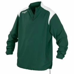 Rawlings Men's 1/4 Zip Long Sleeve Jacket -Cheap Gloves Store mens 1 4 zip long sleeve jacket 4