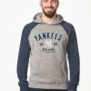 Campus Crew Men's Colour Block Hood New York Yankees