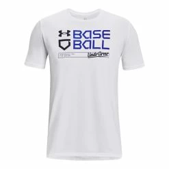 Under Armour Men's Wordmark Baseball Short Sleeve