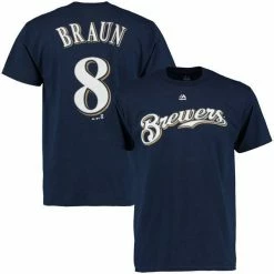 MAJESTIC Milwaukee Brewers Ryan Braun T-Shirt
