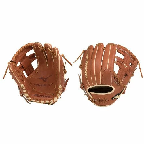 Mizuno GPS1-400R Pro Select 11.5" Brown Baseball Glove 1 Mizuno GPS1-400R Pro Select 11.5" Brown Baseball Glove