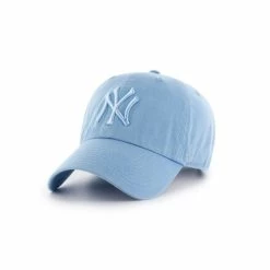 '47Brand MLB Clean Up New York Yankees Pale Blue Cap