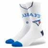 STANCE MLB Home Blue Jays White Crew Socks