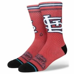 STANCE MLB Saint Louis Cardinals BP Jersey Crew Socks