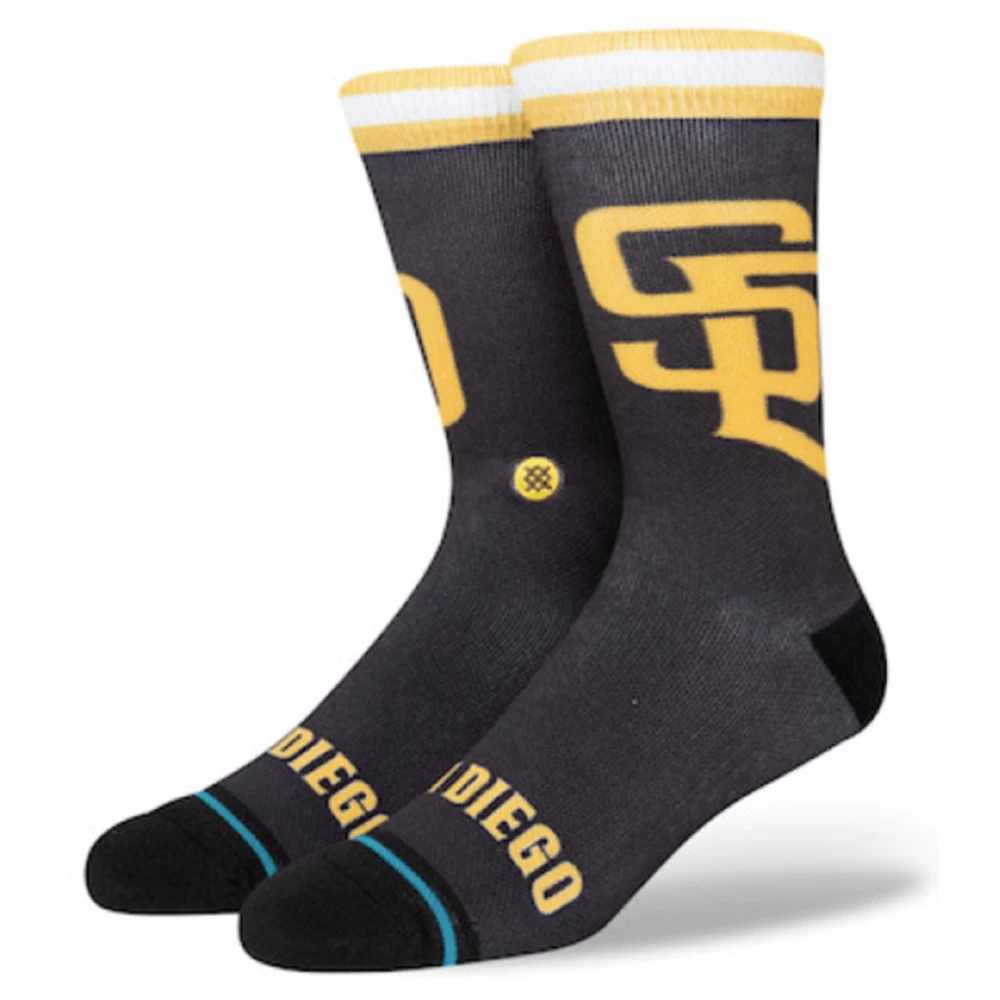 STANCE MLB San Diego Padres BP Jersey Crew Socks 1 STANCE MLB San Diego Padres BP Jersey Crew Socks