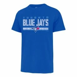 '47Brand MLB Stripe Thru Toronto Blue Jays Tee