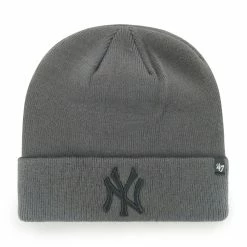 '47Brand New York Yankees MLB Raised Cuff Knit Charcoal