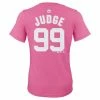 MAJESTIC Official New York Yankees Judge Short Sleeve Girl's Tee