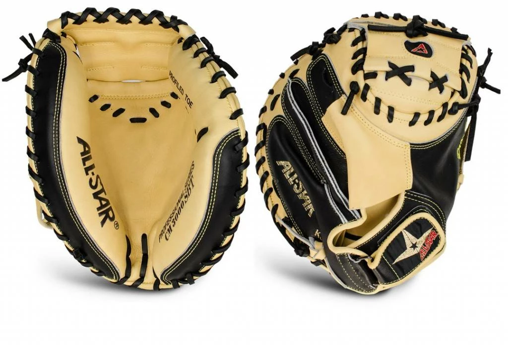All-Star Pro Elite Black/Tan 33.5" Catcher's Glove 1 All-Star Pro Elite Black/Tan 33.5" Catcher's Glove