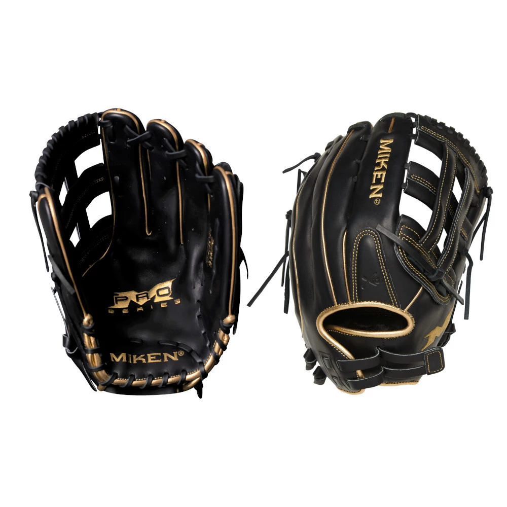 Miken Pro140 Pro Series Gold Edition 14" Softball Glove 2 Miken Pro140 Pro Series Gold Edition 14" Softball Glove - Image 2