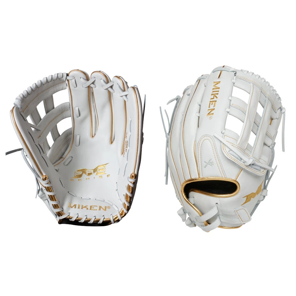 Miken Pro140 Pro Series Gold Edition 14" Softball Glove 1 Miken Pro140 Pro Series Gold Edition 14" Softball Glove