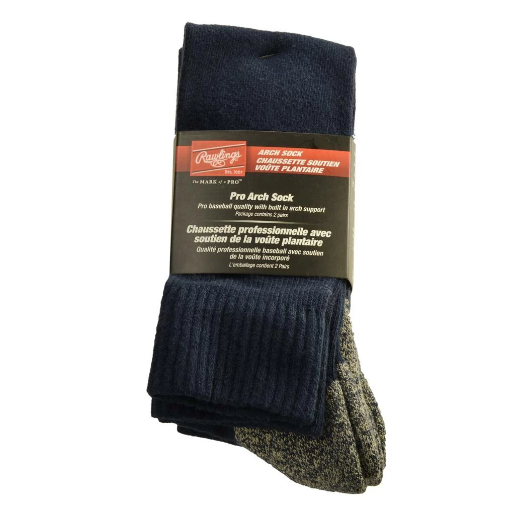 Rawlings Pro Arch 2 Pack Socks 4 Rawlings Pro Arch 2 Pack Socks - Image 4