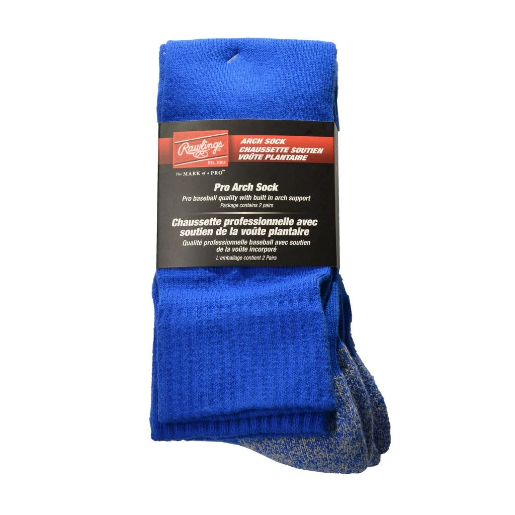Rawlings Pro Arch 2 Pack Socks 1 Rawlings Pro Arch 2 Pack Socks