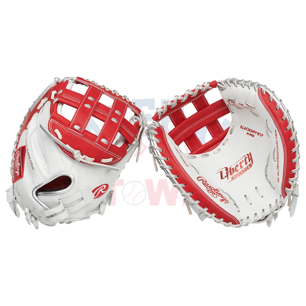 Rawlings RLACM34FPWSP Liberty Advanced Color Series 34" Catcher's Fastpitch Glove 1 Rawlings RLACM34FPWSP Liberty Advanced Color Series 34" Catcher's Fastpitch Glove
