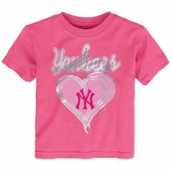 MAJESTIC Unfoiled Love New York Yankees Kids Short Sleeve Shirt