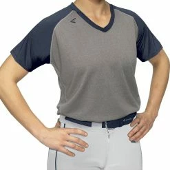 EASTON V-Neck Short Sleeve Raglan Women's Shirt -Cheap Gloves Store v neck short sleeve raglan womens shirt 2