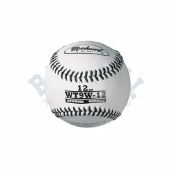 Weighted White Leather Baseball 12oz